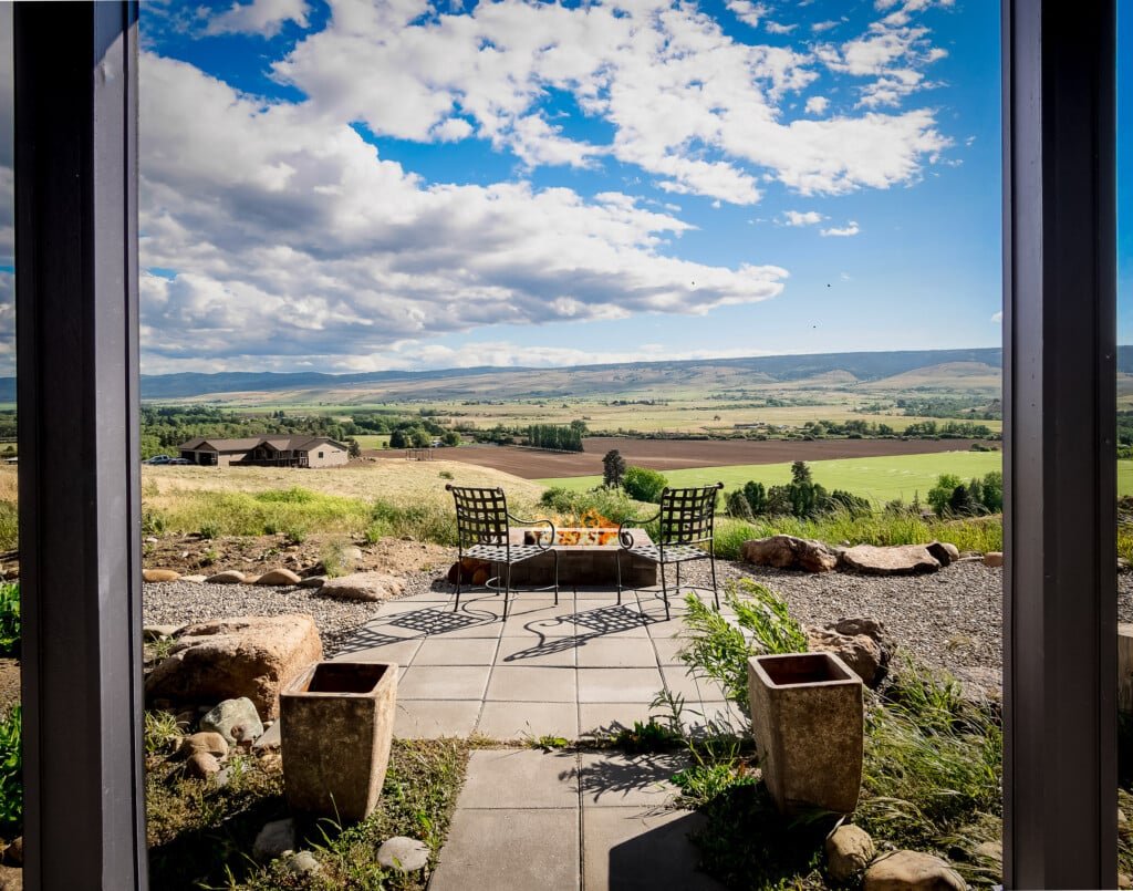 Late Afternoon By the Fire Pit at Deer Valley