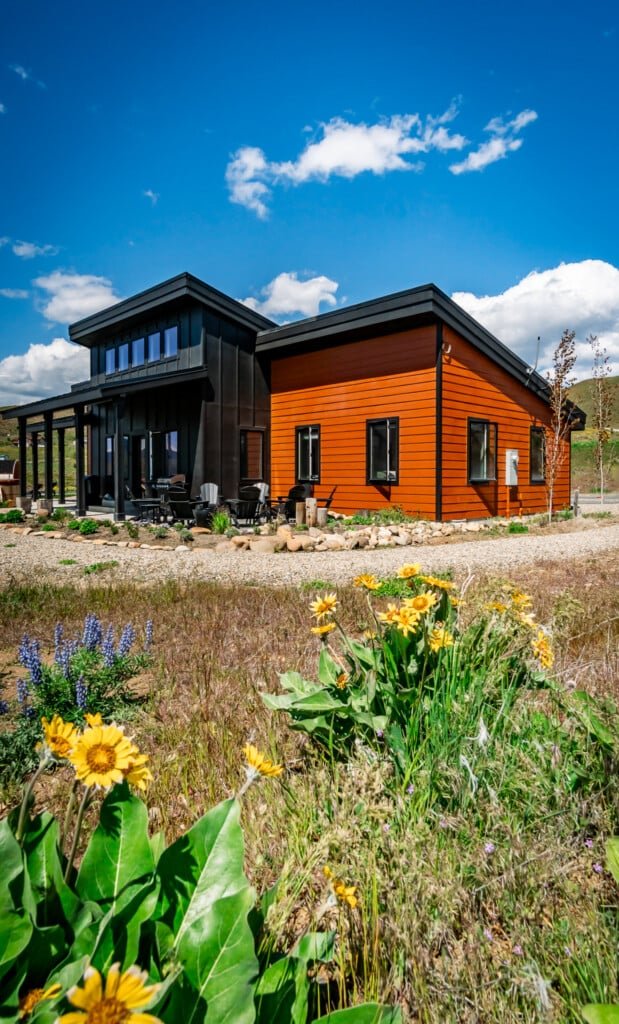Deer Valley Exterior with Spring Wildflowers